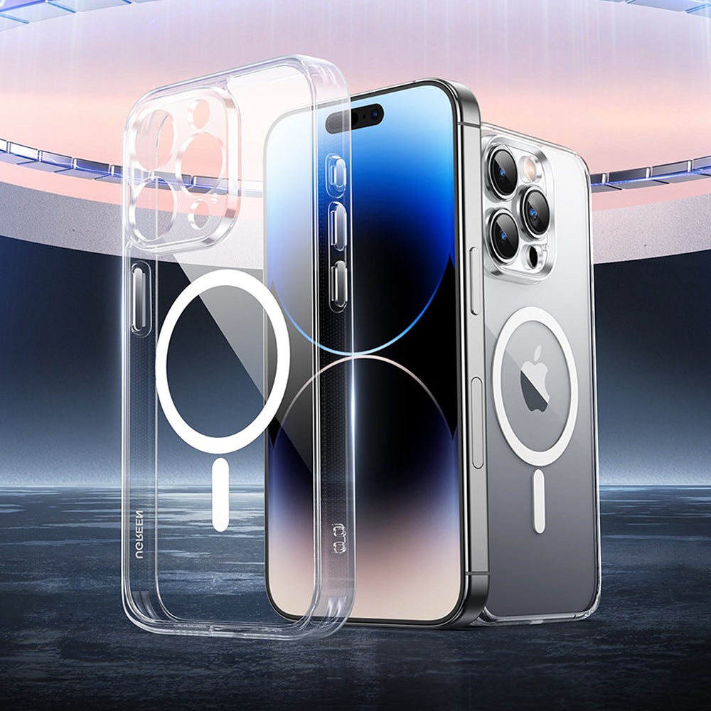 iPhone 17 Series MagSafe Shockproof Transparent Back Case