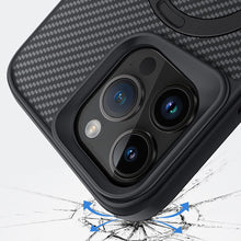 Load image into Gallery viewer, iPhone 16 Series Easy Grip Carbon Texture With Ring Case