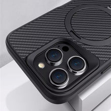 Load image into Gallery viewer, iPhone 16 Series Easy Grip Carbon Texture With Ring Case