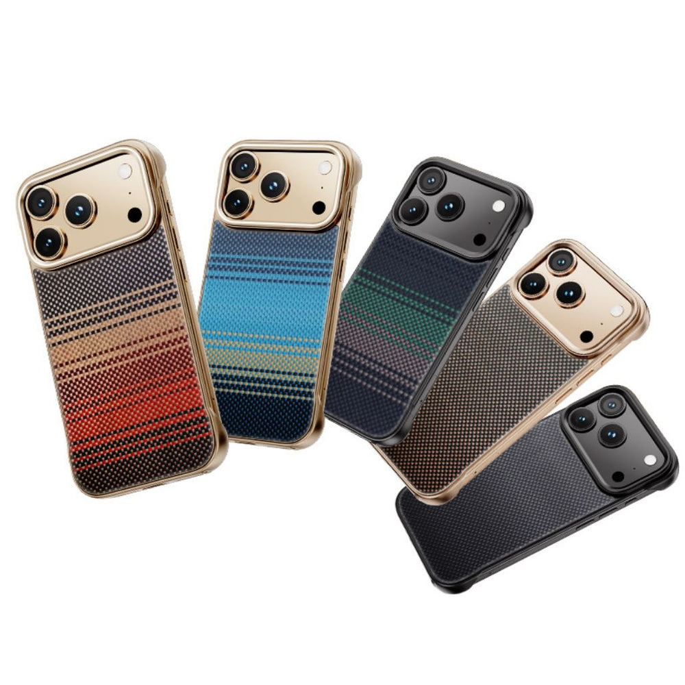 iPhone 17 Series Ultra-Slim Aramid Woven MagSafe Case – Premium Lightweight Protection