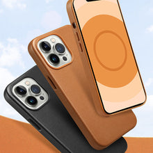 Load image into Gallery viewer, iPhone 16 Series Luxurious PU Leather with Magsafe Case