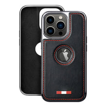Load image into Gallery viewer, iPhone 13 Pro Max Premium Quality Leather with Logo Open Case