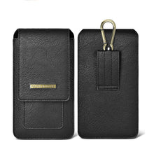Load image into Gallery viewer, Luxurious Leather Pouch Belt Clip Holster Waist Double Layer Mobile Phone Bag