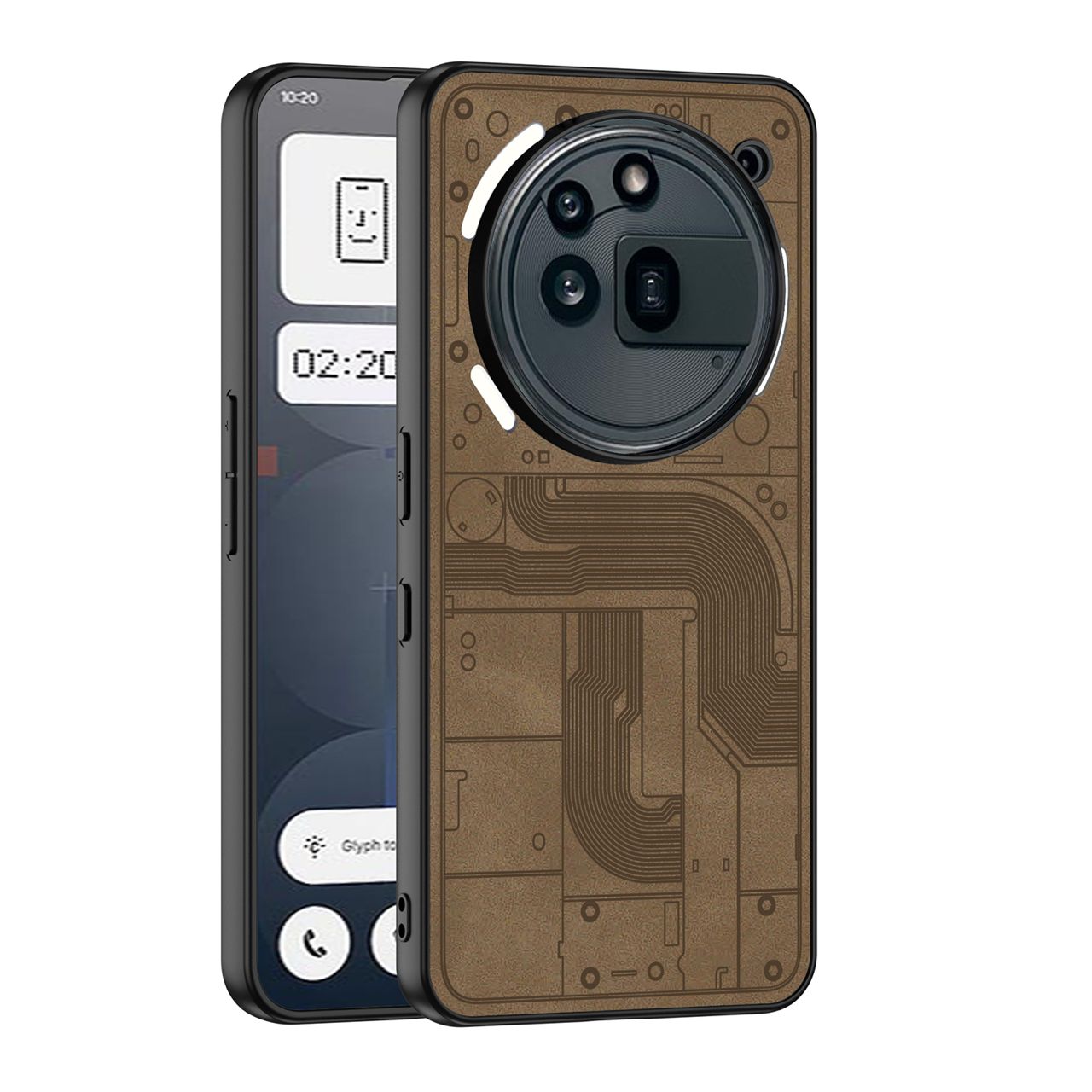 Nothing Phone 3A / 3A Pro GKK Matte Soft‑Touch Shockproof Case – PU + TPU + PC Triple‑Layer Protection