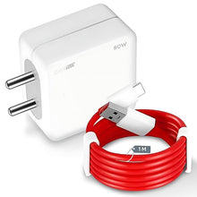 Load image into Gallery viewer, OnePlus 80W Ultra Fast Charger with Type-C SUPERVOOC Cable – Dash Charge Supported