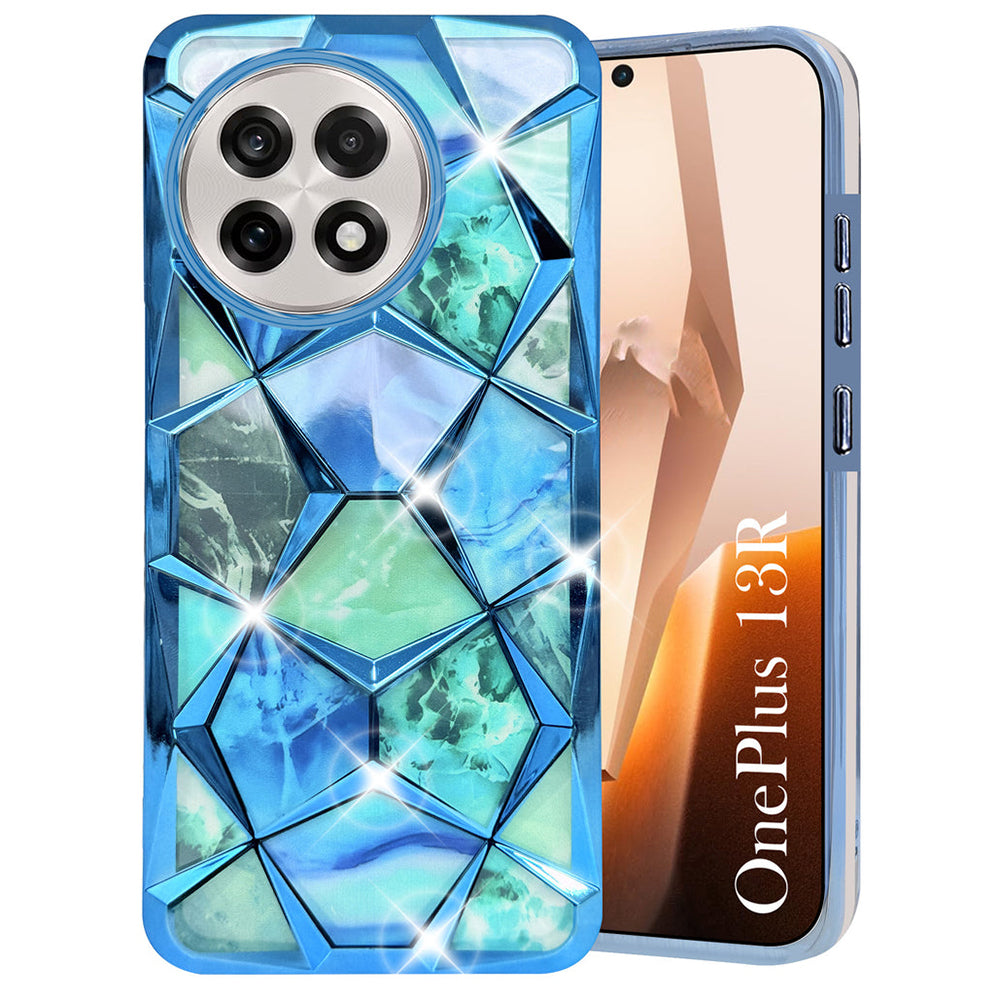 OnePlus Series Glitter Diamond Case – Dual Design Sparkle Back Cover for Stylish Protection