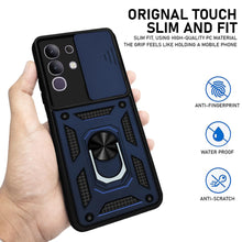 Load image into Gallery viewer, Vivo T4X 5G Hybrid Dual Armor Case with Camera Slide Cover – Shockproof Polycarbonate Protection