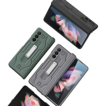 Load image into Gallery viewer, Galaxy Z Fold3 Hinge Magnetic Coverage Amor Kickstand Case