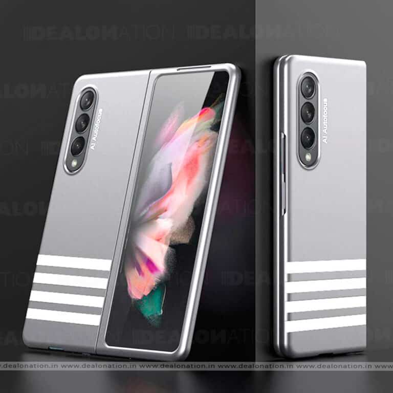 Galaxy Z Fold3 Ultra-Thin Hybrid Stripes H – Velvet Touch Case