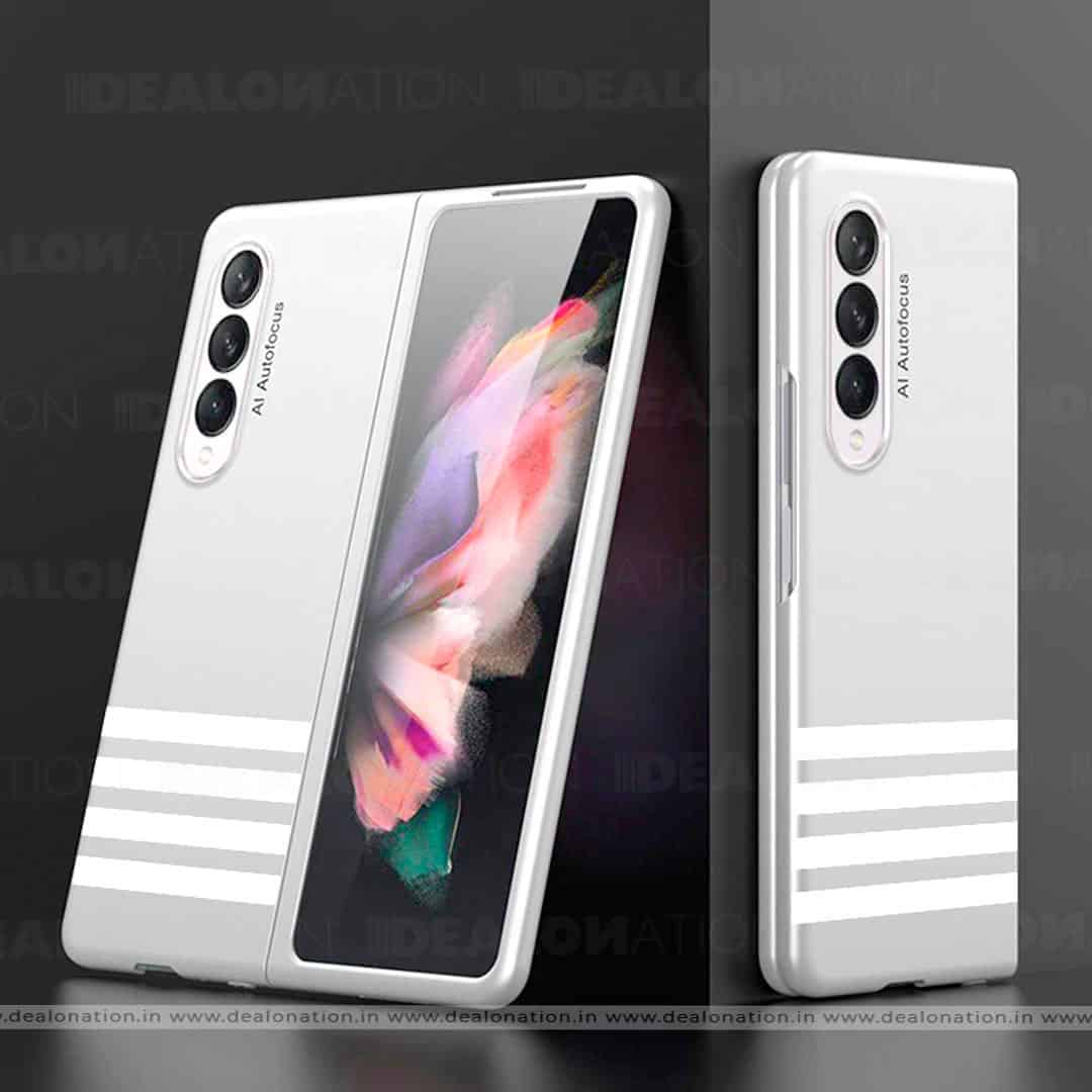 Galaxy Z Fold3 Ultra-Thin Hybrid Stripes H – Velvet Touch Case