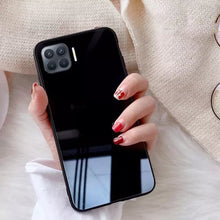 Load image into Gallery viewer, Oppo F17/ F17 Pro Glass Hard Ultra High Protection Case- Black