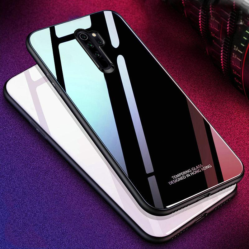 Redmi Note 8 Pro Glass Hard Ultra High Protection Case - Black