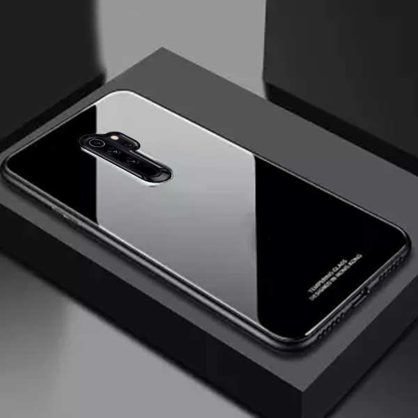 Redmi Note 8 Pro Glass Hard Ultra High Protection Case - Black
