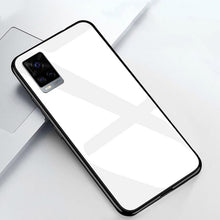 Load image into Gallery viewer, Vivo V20 Glass Hard Ultra High Protection Case- White