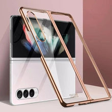 Load image into Gallery viewer, Galaxy Z Fold3 Transparent Ultra Camera Protection Clear Case- Blue
