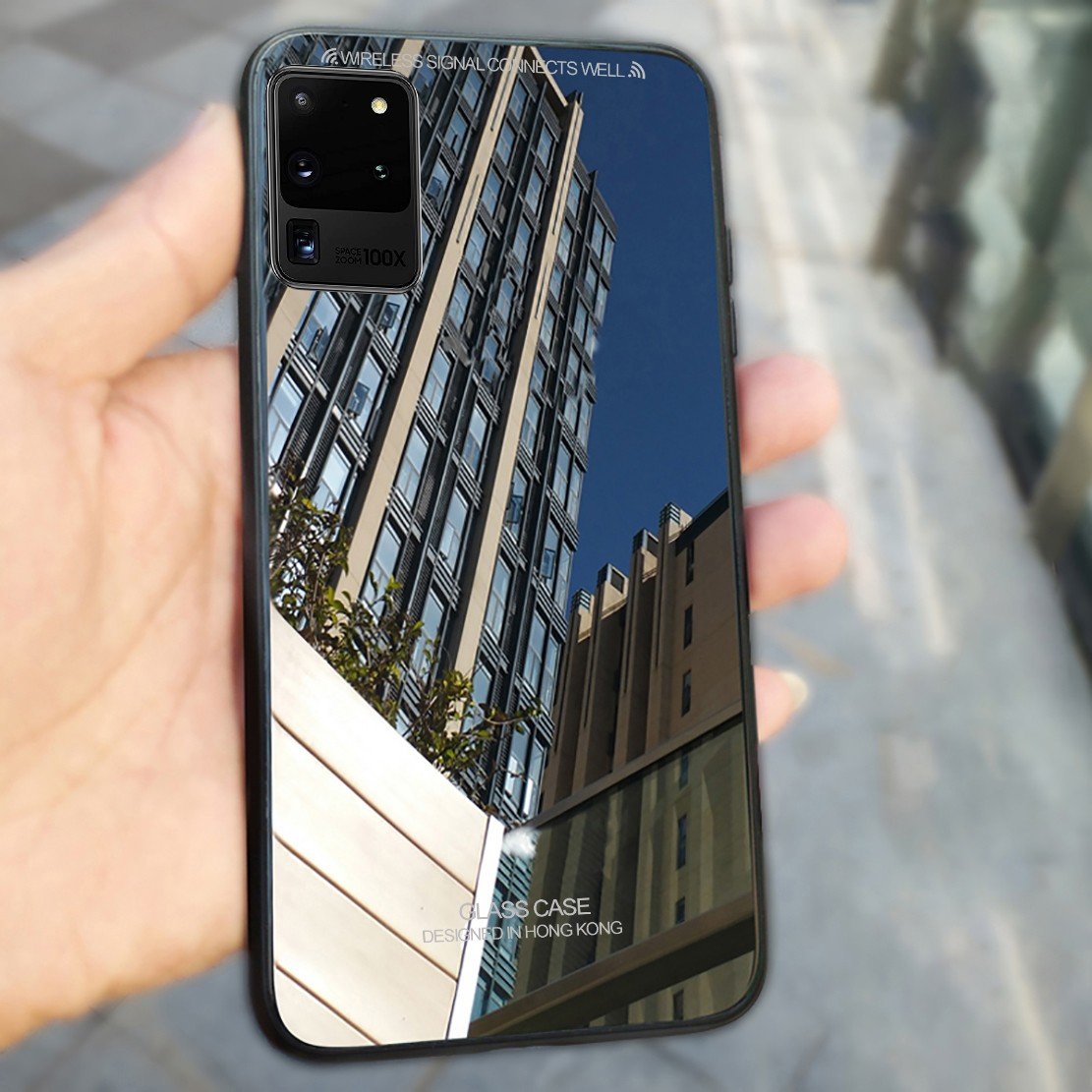 Oppo F19 Pro Ultra Glass Hard Ultra High Protection Case- Black