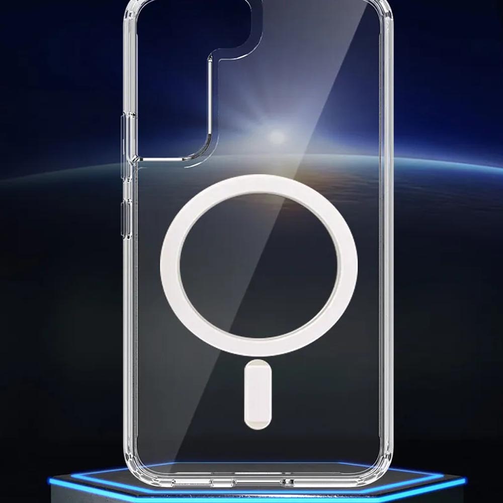 Galaxy S23 Ultra MagSafe Shockproof Transparent Clear Case