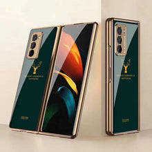 Load image into Gallery viewer, Galaxy Z Fold2 Luxurious Deer Pattern Inspirational Glass Case