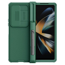 Load image into Gallery viewer, Galaxy Z Fold4 Camshield With Stand and Pen Holder Slot Back Case