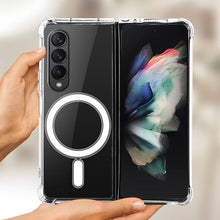 Load image into Gallery viewer, Galaxy Z Fold4 MagSafe Shockproof Transparent Clear Case