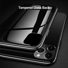 Load image into Gallery viewer, iPhone 11 Pro Glass Hard Ultra High Protection Case- Black