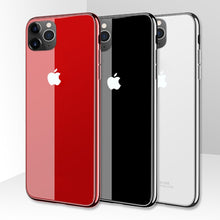 Load image into Gallery viewer, iPhone 11 Pro Glass Hard Ultra High Protection Case- Black