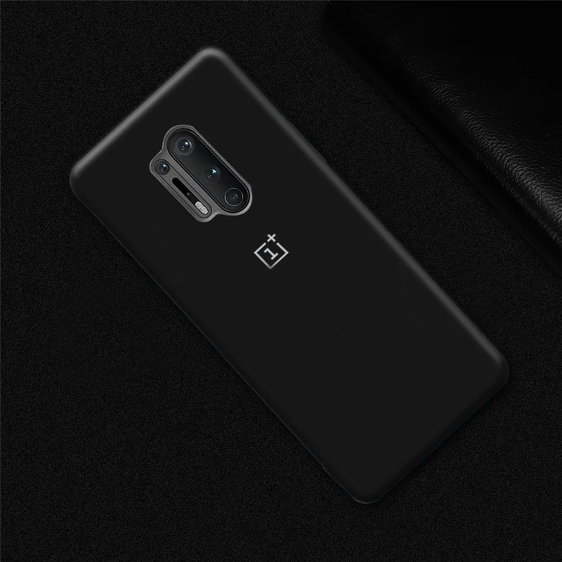 OnePlus 8/8 Pro Luxury Silicone Jelly Back Case- Black