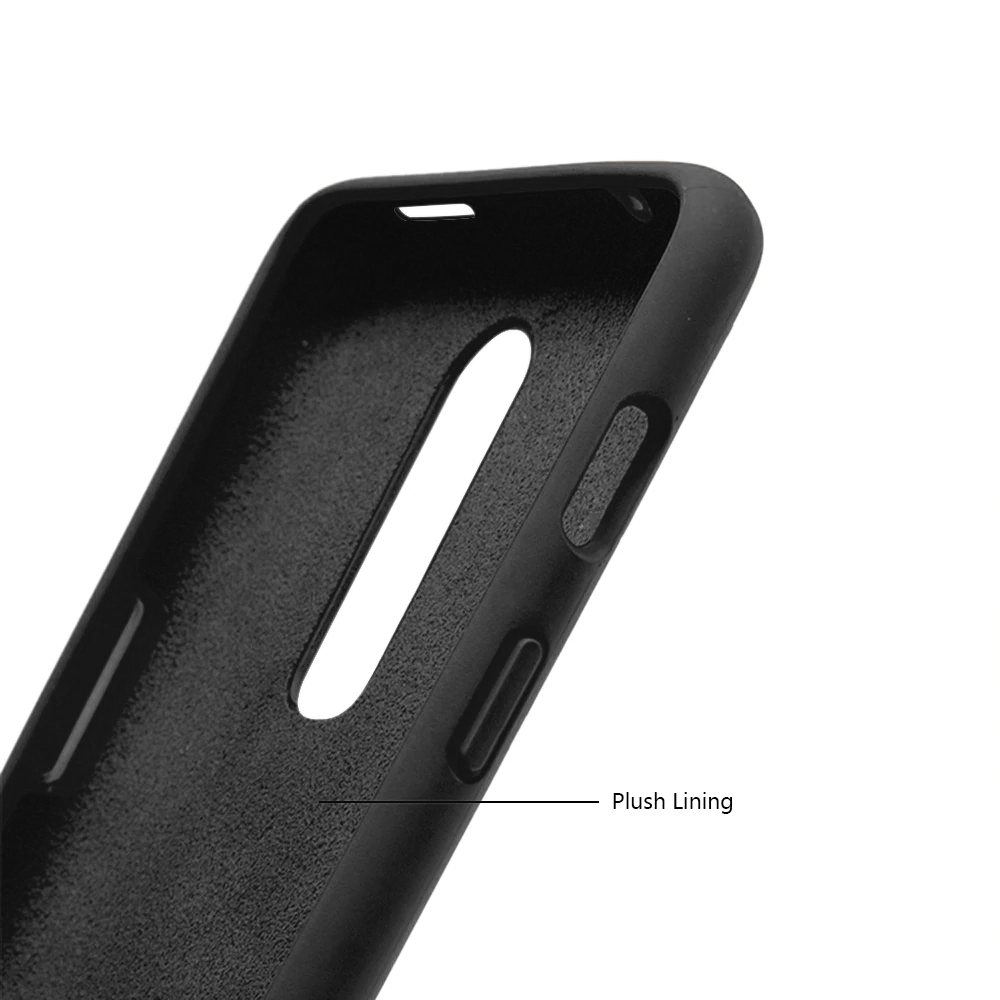 OnePlus 8/8 Pro Luxury Silicone Jelly Back Case- Black