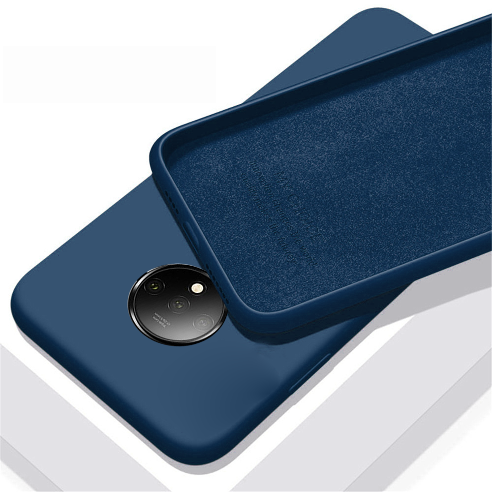 OnePlus 7T Luxury Silicone Jelly Ultra Protection Back Case- Blue