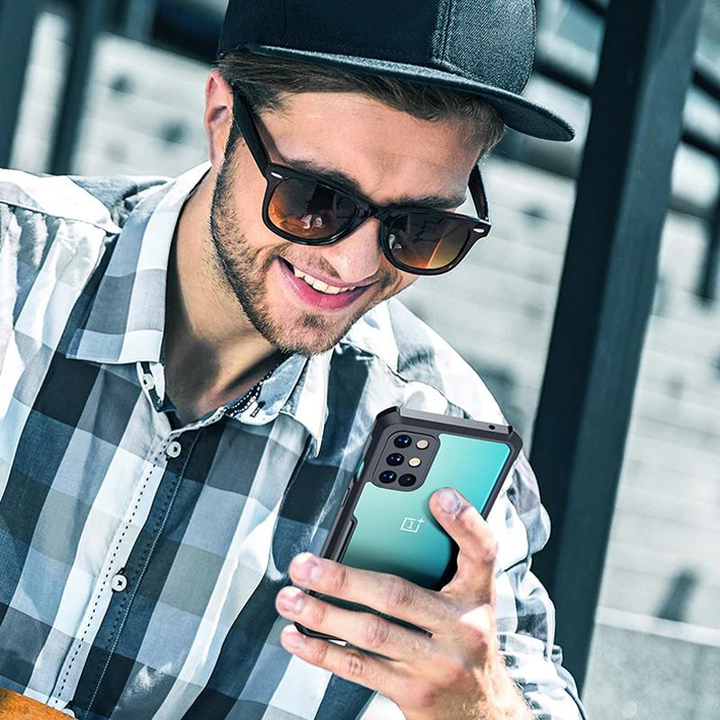 OnePlus 8T Bumper Eagle Transparent Ultra Camera Protection Case