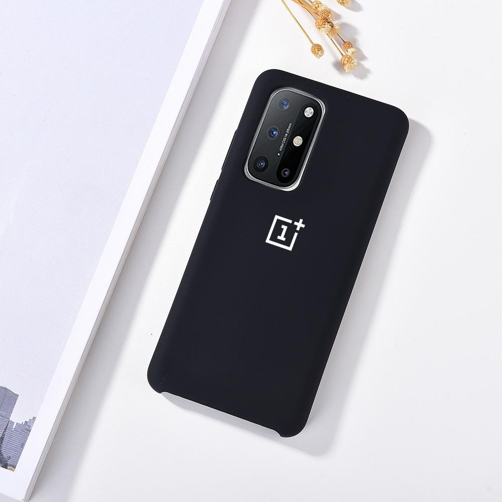 OnePlus 8T Luxury Ogee Silicone Jelly Back Case- Black