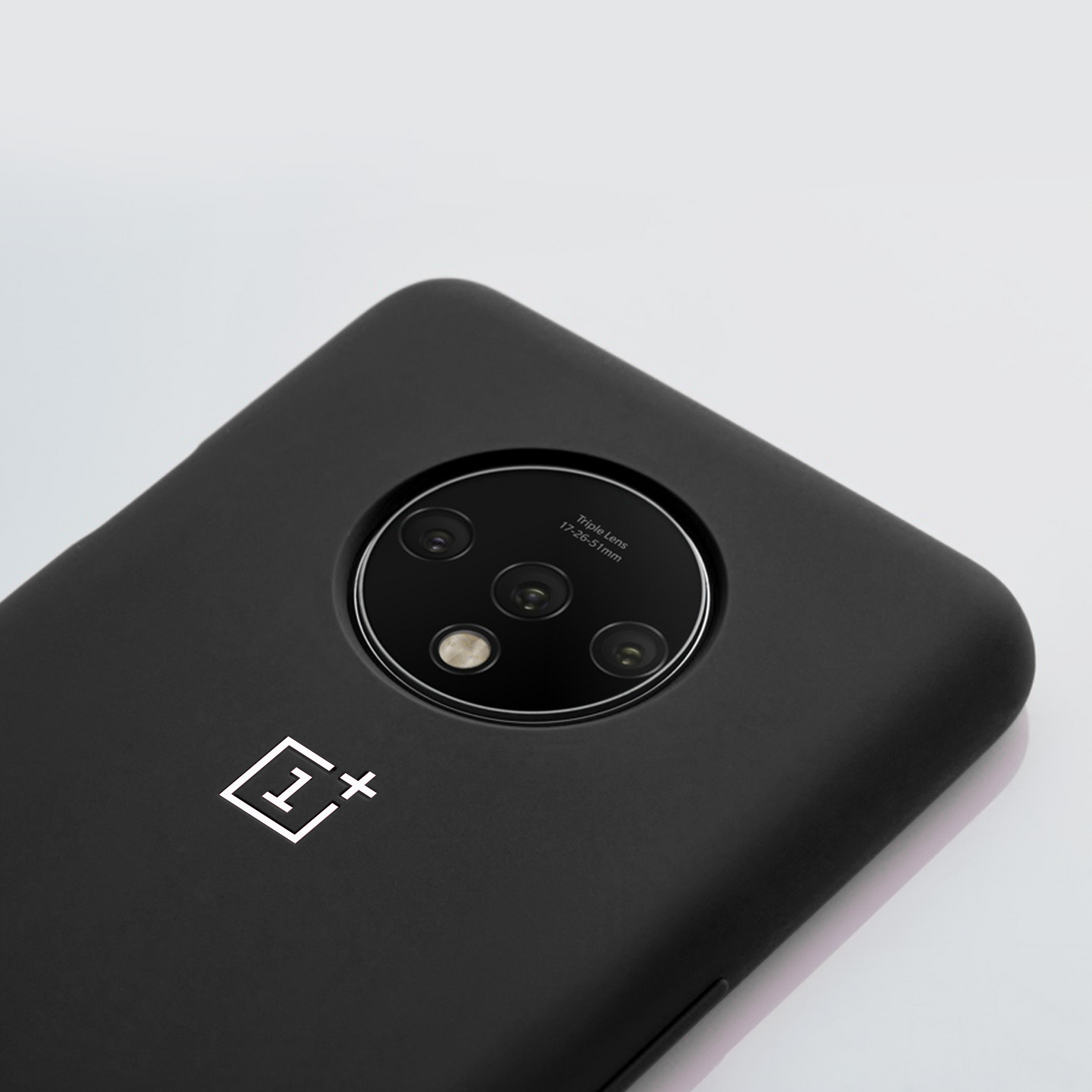 OnePlus 7T Luxury Silicone Jelly Ultra Protection Back Case- Black