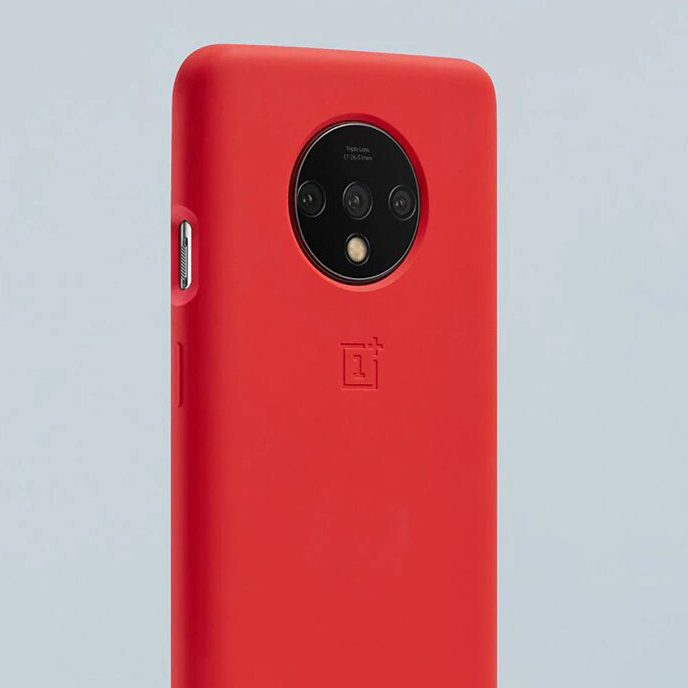 OnePlus 7T Luxury Silicone Jelly Ultra Protection Back Case- Red