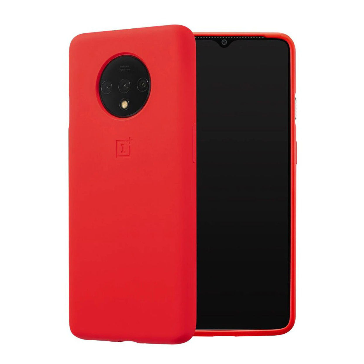 OnePlus 7T Luxury Silicone Jelly Ultra Protection Back Case- Red