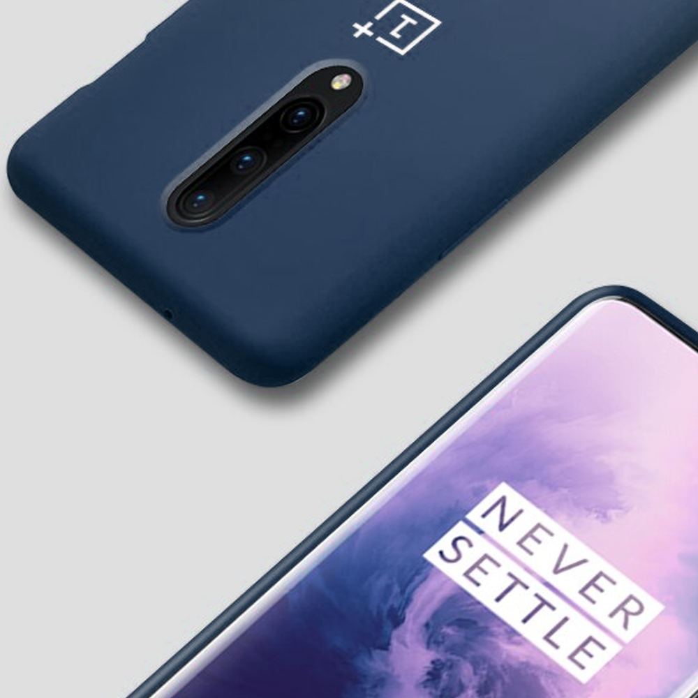 OnePlus 8/8 Pro Luxury Silicone Jelly Back Case- Blue