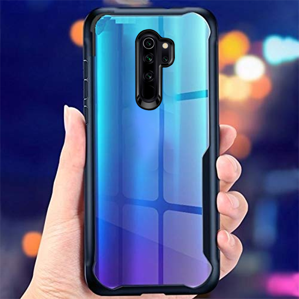 Redmi Note 8 Pro Bumper Eagle Transparent Ultra Camera Protection Case