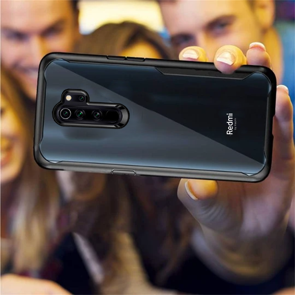 Redmi Note 8 Pro Bumper Eagle Transparent Ultra Camera Protection Case