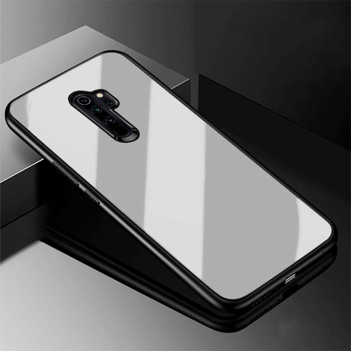 Redmi Note 8 Pro Glass Hard Ultra High Protection Case - White