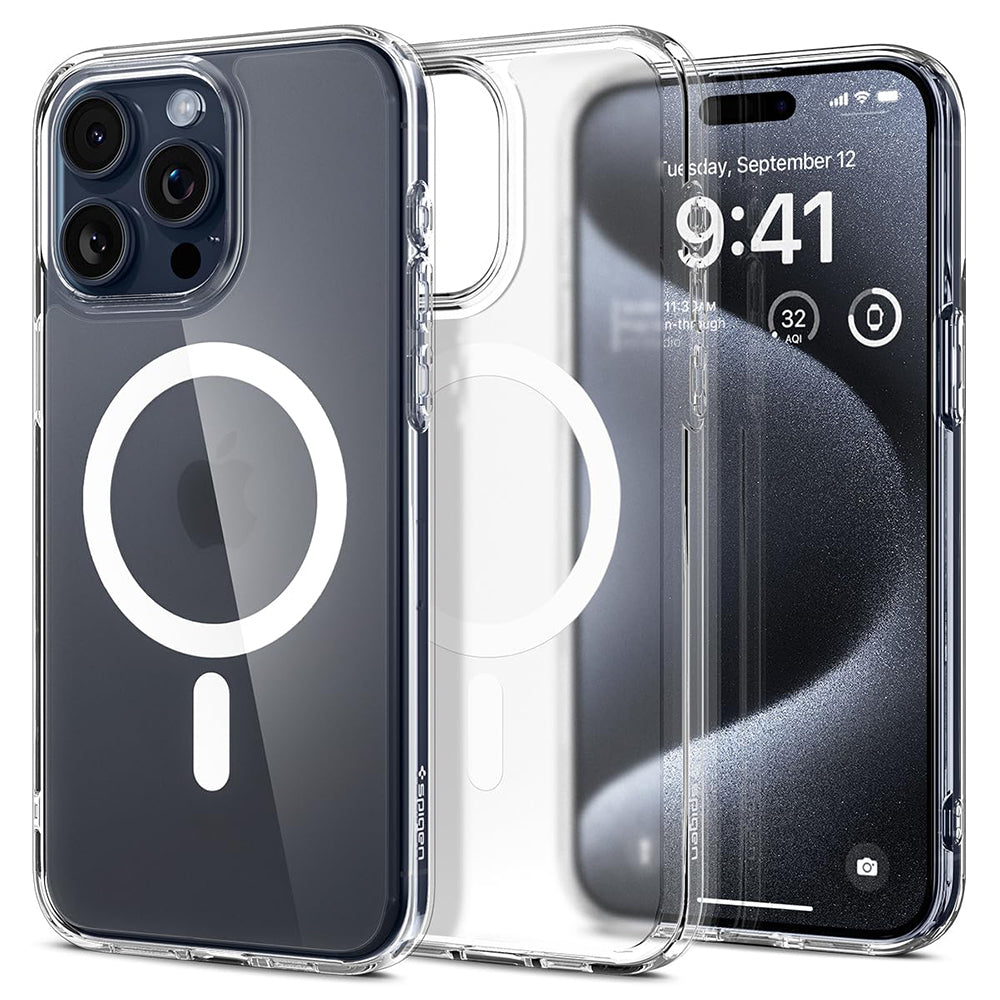 iPhone 17 Series MagSafe Shockproof Transparent Back Case