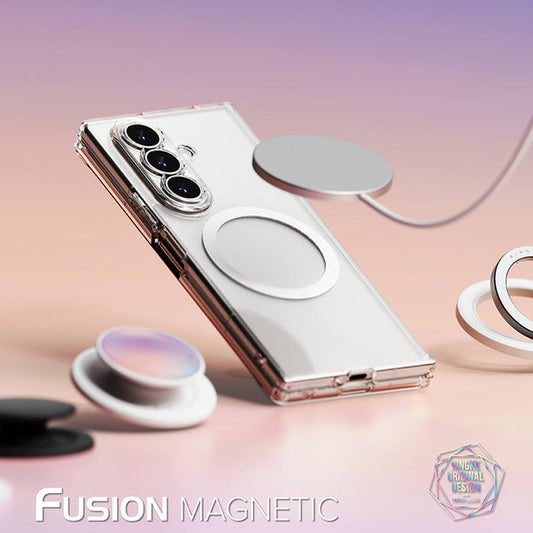 Galaxy Z Fold8 Ultra MagSafe Shockproof Transparent Clear Case