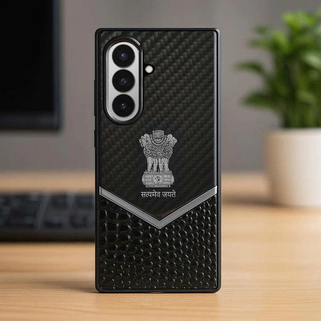 Galaxy Z Fold Series Original Satyamev Jayate Back Case - Premium Patriotic Edition