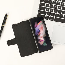 Load image into Gallery viewer, Nillkin ® Galaxy Z Fold3 Luxury PU Leather With Pen Pocket Flip Case
