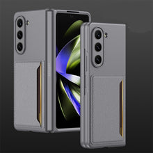 Load image into Gallery viewer, Galaxy Z Fold5 With Card Holder Leather Stand Protective Case
