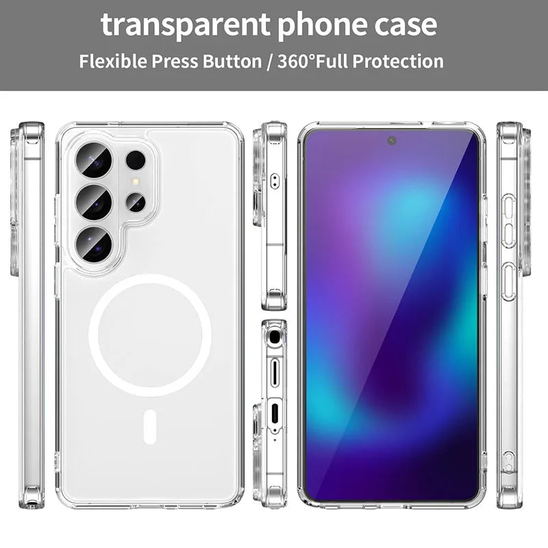 Galaxy S26 Ultra Clarity Anti Yellow with MagSafe Case