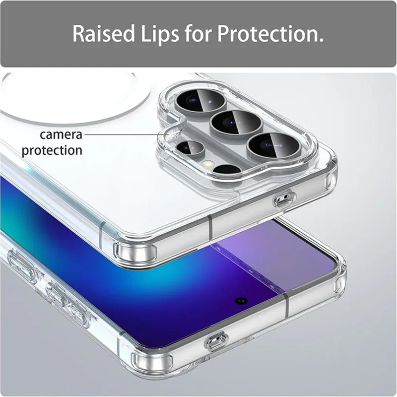 Galaxy S26 Ultra Clarity Anti Yellow with MagSafe Case