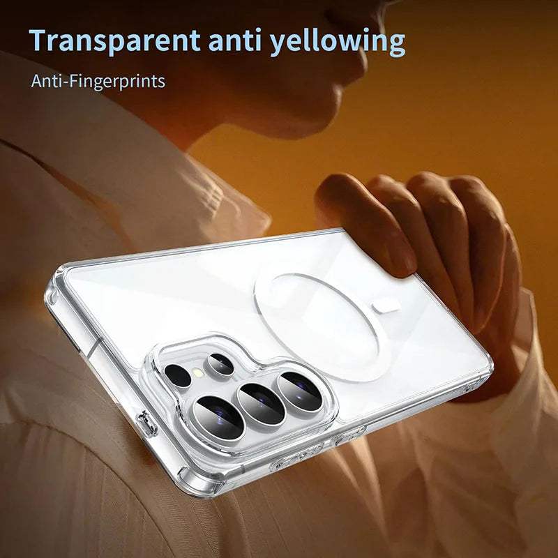 Galaxy S26 Ultra Clarity Anti Yellow with MagSafe Case