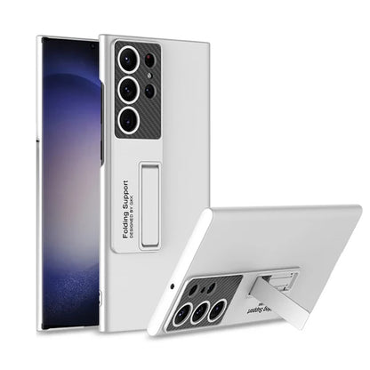 Galaxy S24 Series Luxury Thin Standing Pen Holder Slot Case