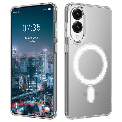 Galaxy S25 Edge MagSafe Shockproof Transparent Clear Case