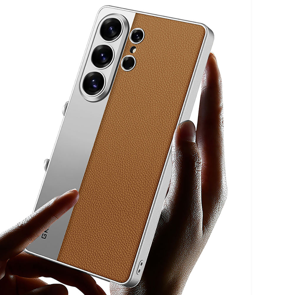 Galaxy S26 Ultra Premium Shockproof New Hybrid Leather Case
