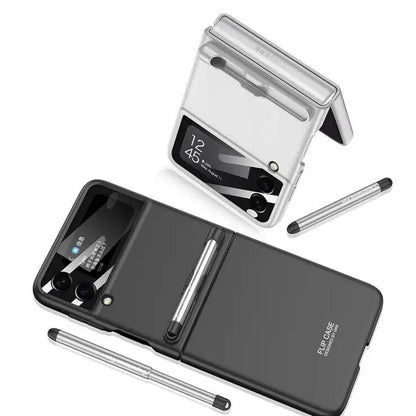 Galaxy Z Flip3 Magnetic Hinge With S Pen Holder Slot Case